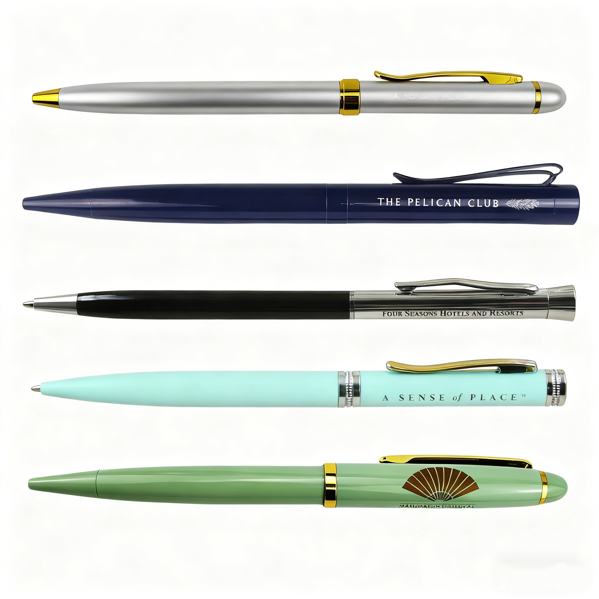 Hotel metal pens